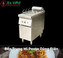 Bếp trụng mì pasta