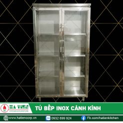 Tủ inox cánh kính