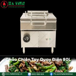 chảo chiên tay quay dùng điện