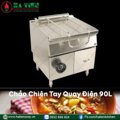 chảo chiên tay quay bằng điện