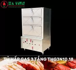 tủ hấp công nghiệp 3 tầng