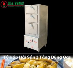Tủ hấp hải sản 3 tầng