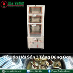 Tủ hấp gas 3 tầng