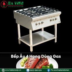 bếp âu dùng gas 4 họng