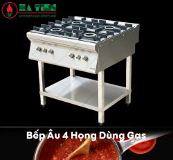 Bếp Âu 4 họng — Hà Tiên Corp