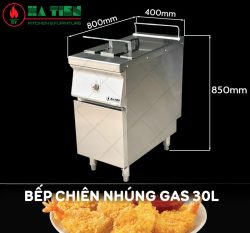 bếp chiên nhúng gas