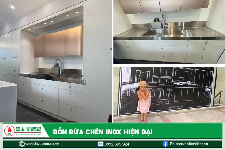 Bồn rửa chén inox hiện đại