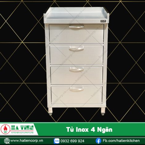tủ bát inox 4 ngăn