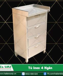 tủ inox cửa mở