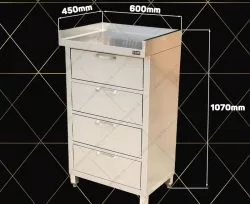 Tủ Bát Inox 4 Ngăn QCL-6 Dùng Trong Nhà Hàng