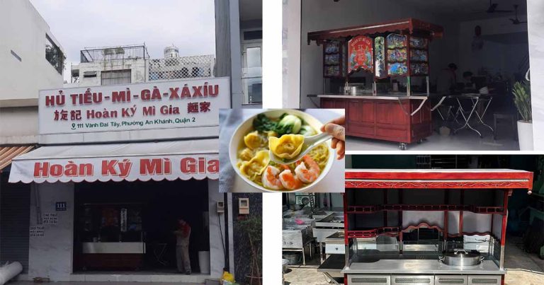 Xe hủ tíu người Hoa - Xe hủ tiếu Hoàn Ký Mì Gia