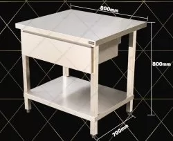 bàn inox có ngăn kéo BK-8