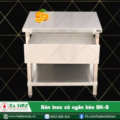 bàn inox có ngăn kéo Hatiencorp