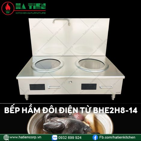 bếp điện từ công nghiệp 2 họng