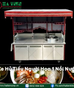Xe hủ tiếu người Hoa dùng gas