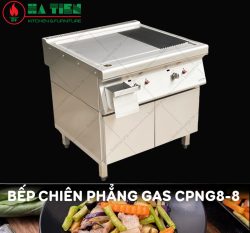 bếp chiên phẳng dùng gas 1
