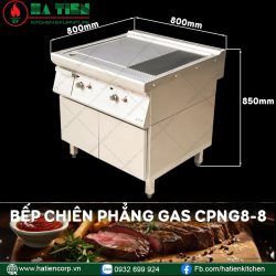 bếp chiên phẳng dùng gas