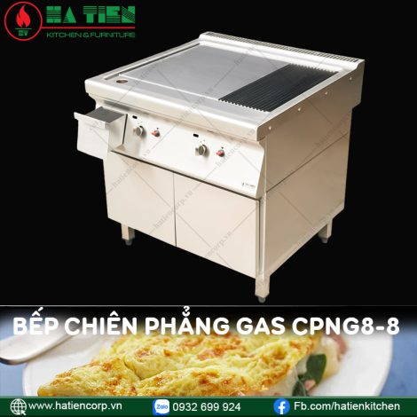 chiên phẳng gas CPNG8-8