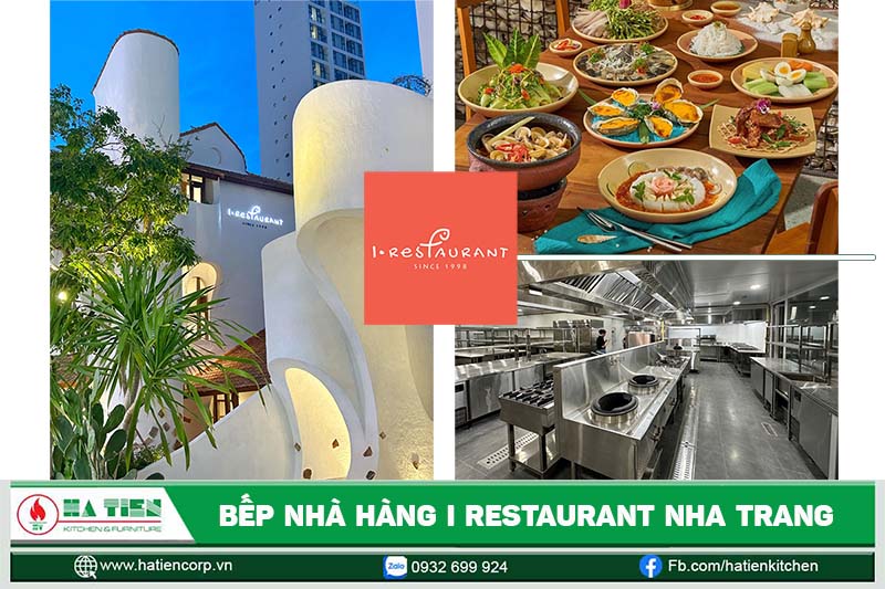 Nhà hàng hải sản I-RESTAURANT với thực đơn gọi món đa dạng và khu bếp hoàn thiện