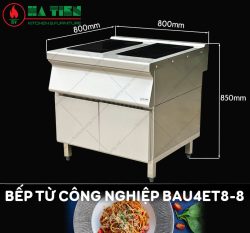 bếp từ công nghiệp 4 họng BAU4ET8-8