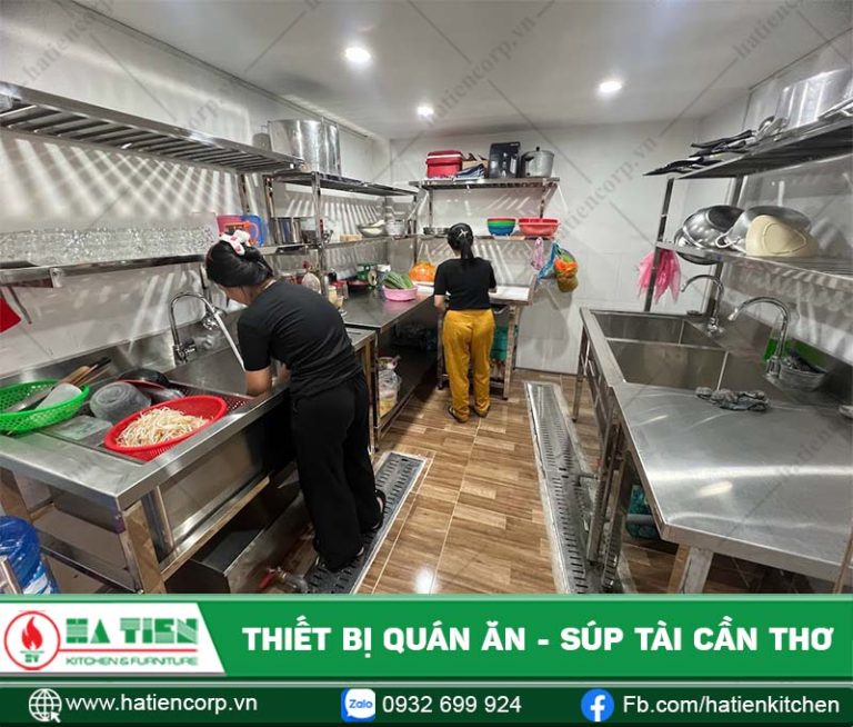 Thiết bị nhà bếp quán ăn nhỏ - Súp Tài Cần Thơ