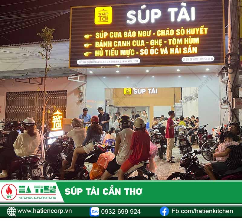 Súp Tài nằm tại địa chỉ: 190 Nguyễn Văn Cừ nối dài, Phường An Bình, Cần Thơ