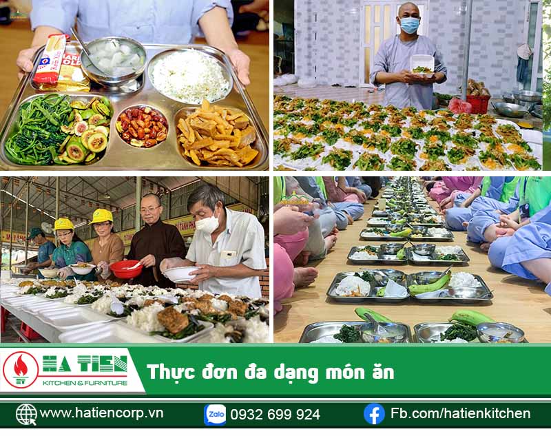 Món ăn đầy đủ các yếu tố như: sắc, hương, vị và an toàn vệ sinh