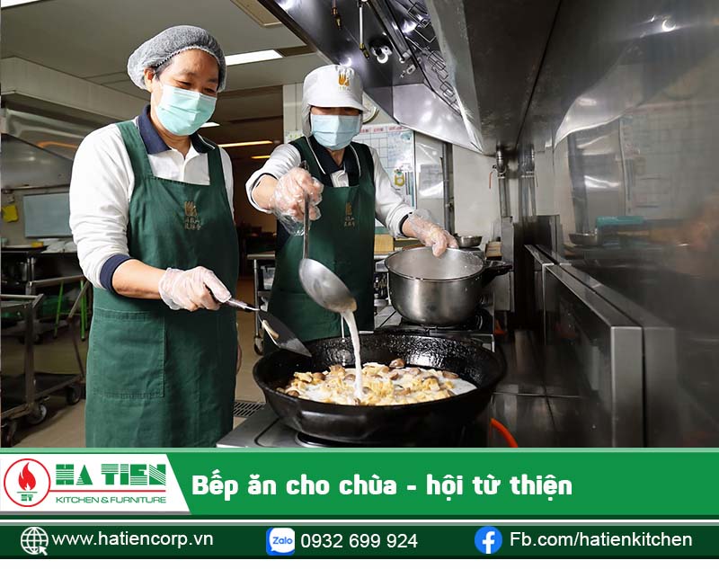 Khu bếp cần được thiết kế, bố trí chuẩn chỉnh và khoa học