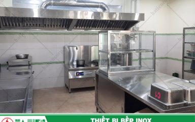 bếp inox trường học quốc tế việt mỹ