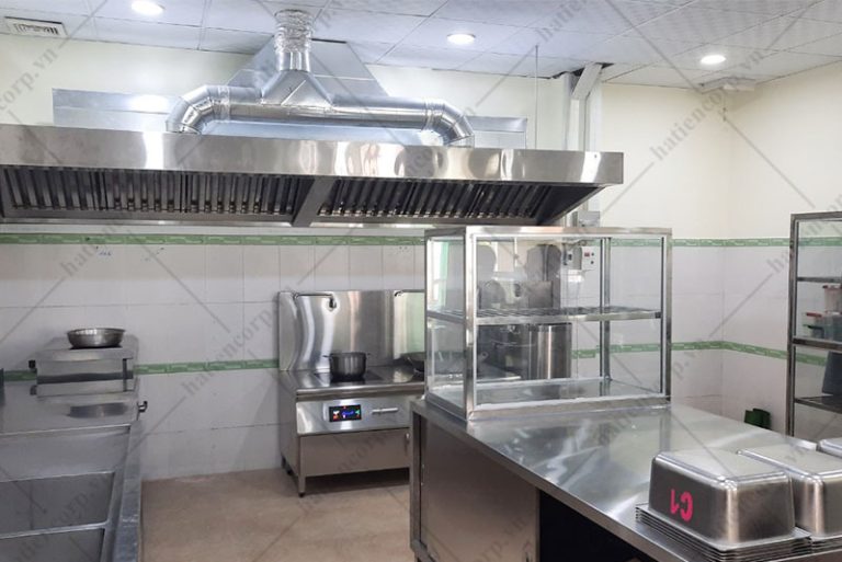 bếp inox trường học quốc tế việt mỹ