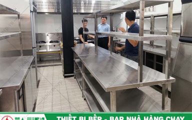 thiết bị bếp, quầy bar nhà hàng chay Bua Khaw - Đồng Nai