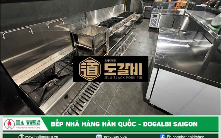Thiết Kế Bếp Nhà Hàng Nướng Hàn Quốc DOGALBI SAI GON