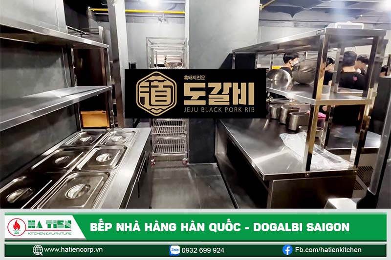 Thiết Kế Bếp Nhà Hàng Nướng Hàn Quốc DOGALBI SAI GON