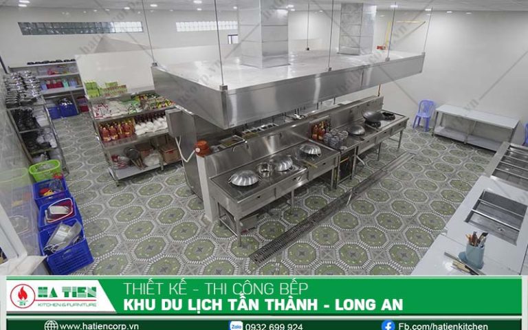 Thiết Kế Bếp Khu Du Lịch Sinh Thái Tấn Thành Long An