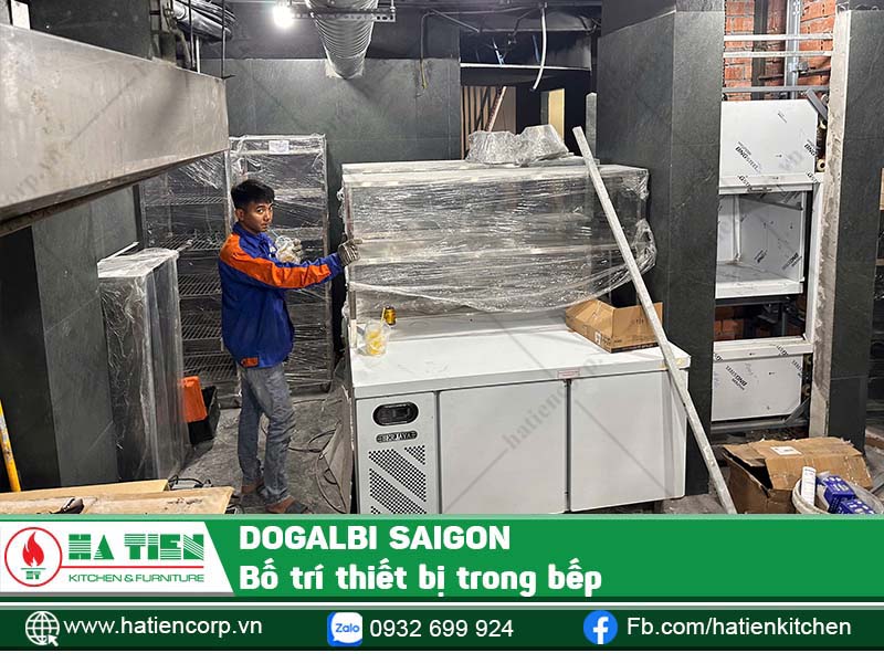 Bố trí thiết bị khoa học, theo bản vẽ