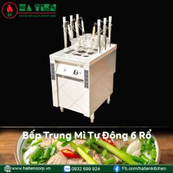 bếp trụng mì tự động 6 rổ