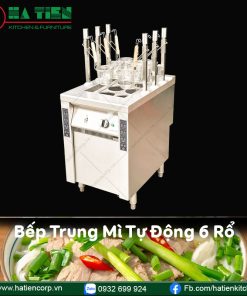 bếp trụng mì tự động 6 rổ
