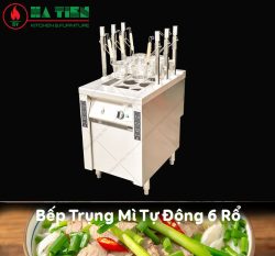 bếp trụng mì tự động 6 rổ