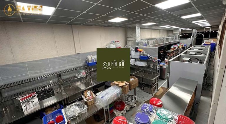 Cung cấp thiết bị nhà bếp cao cấp Nhà Gỗ Grill & Chill – Thủ Đức