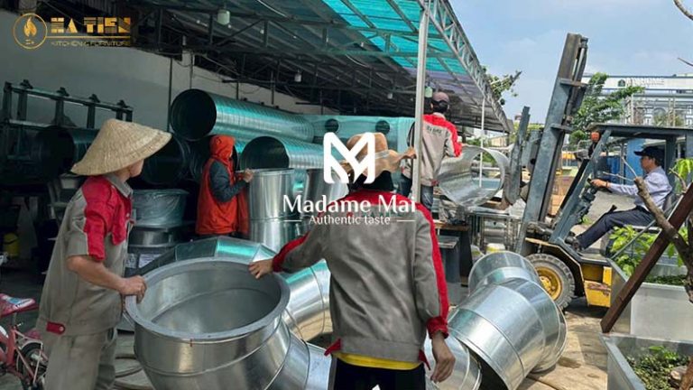 Xưởng sản xuất inox ở Việt Nam xuất khẩu Thiết Bị Bếp Sang Úc