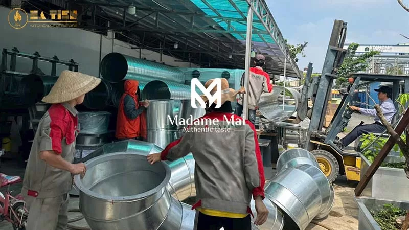 Xưởng sản xuất inox ở Việt Nam xuất khẩu Thiết Bị Bếp Sang Úc