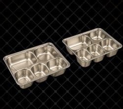 Khay Ăn Inox Trong Bếp Ăn Công Nghiệp – Giải Pháp An Toàn Và Hiệu Quả