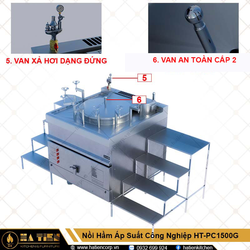 Hệ thống an toàn và kiểm soát áp suất