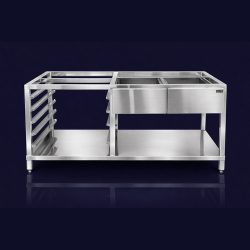 Bàn Thao Tác Bằng Inox Kết Hợp Mặt Đá Hoa Cương Cao Cấp - Ảnh 3