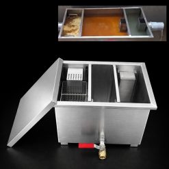 Bẫy mỡ với cấu tạo 3 ngăn, giúp lọc mỡ khoa học và dễ dàng