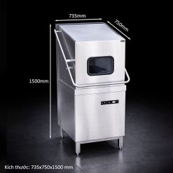 Kích thước máy rửa chén bát công nghiệp
