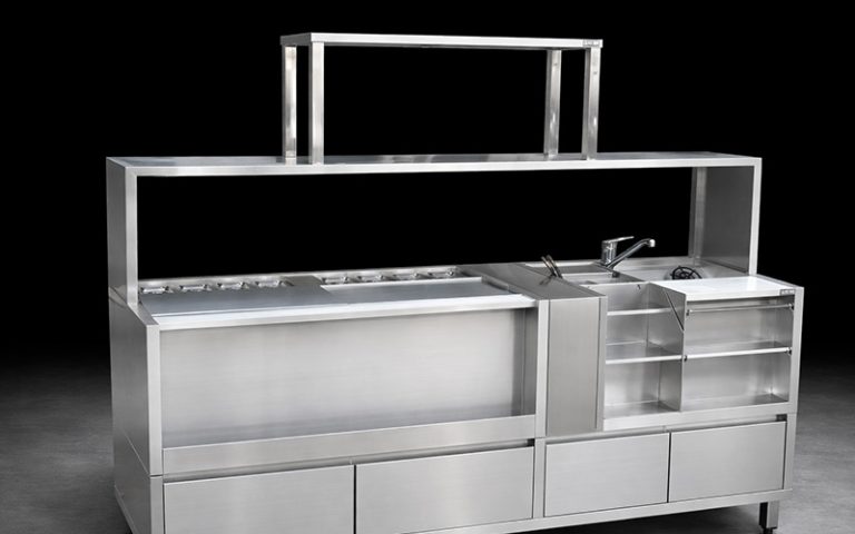 Quầy pha chế inox 304 công nghệ Nhật QPC-18