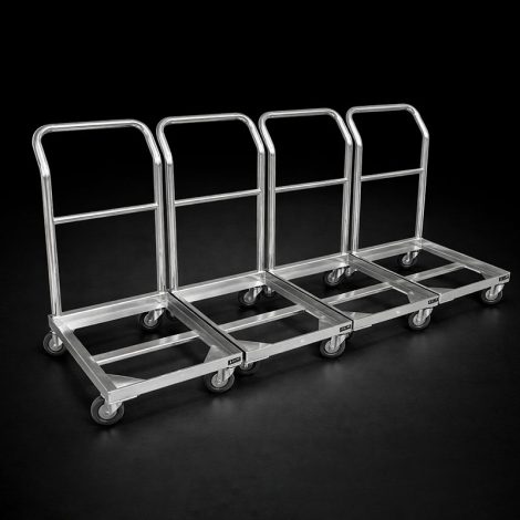 Xe đẩy hàng bằng inox 600x600x900 – Giải pháp vận chuyển linh hoạt cho bếp công nghiệp