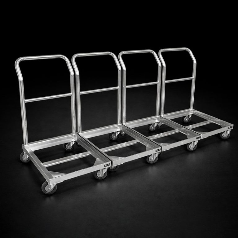Xe đẩy hàng inox do Hà Tiên gia công