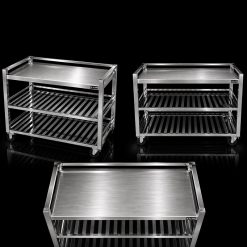 Cấu tạo nổi bật của bàn inox có giá dưới